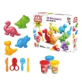 3D Dinozorlar Oyun Hamur Seti 168 Gr. - Oyun Hamuru Seti - Hamur Setleri - Hamur Kalıpları - Doğal Oyun Hamuru