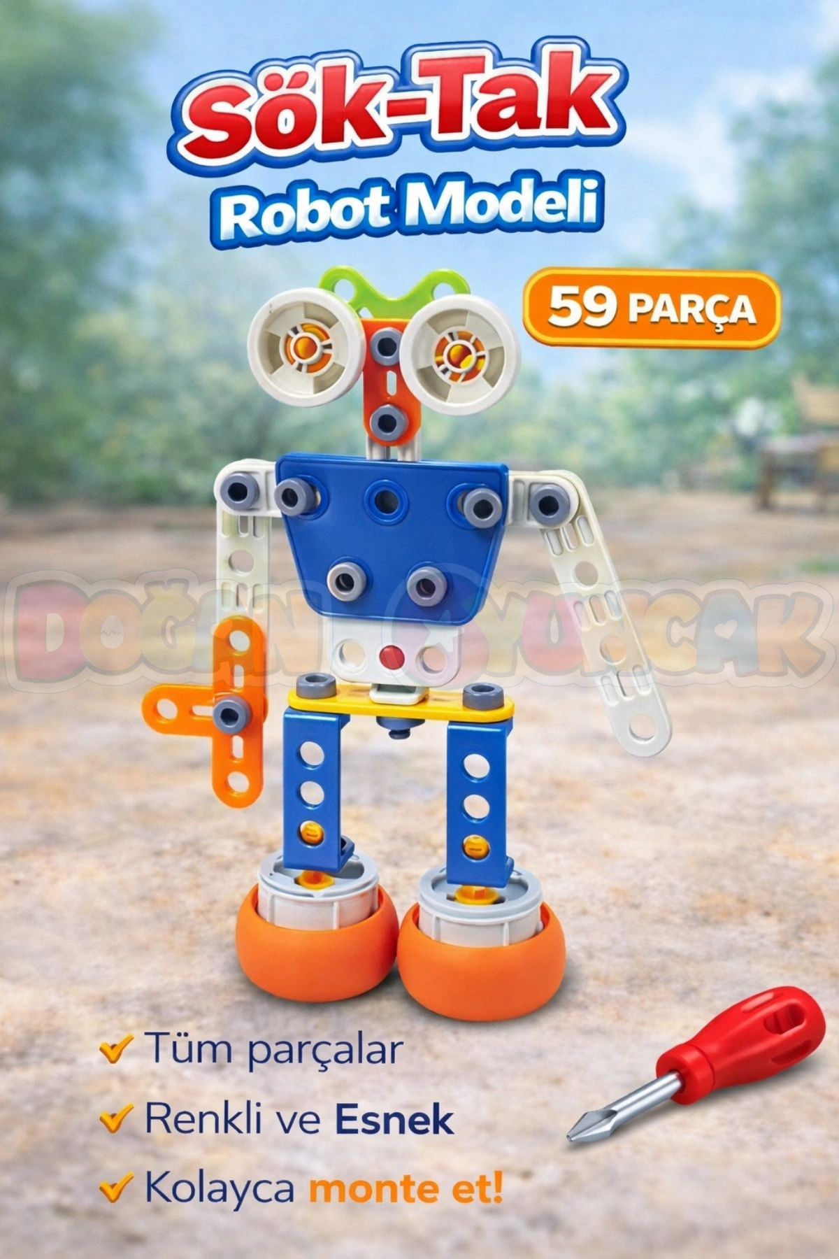 Hanye Sök-Tak Robot Modeli - Oyuncak Söktak Robot Modeli - Lego Setleri