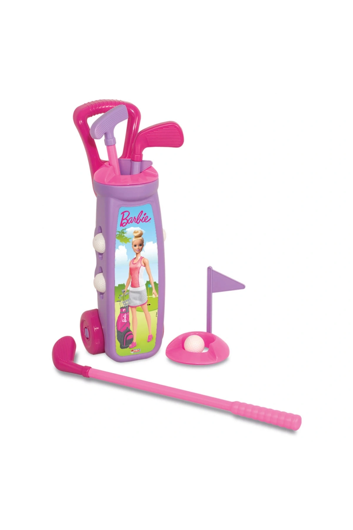 Barbie Golf Arabası - Golf Seti - Bahçe Oyuncakları - Golf Oyuncakları