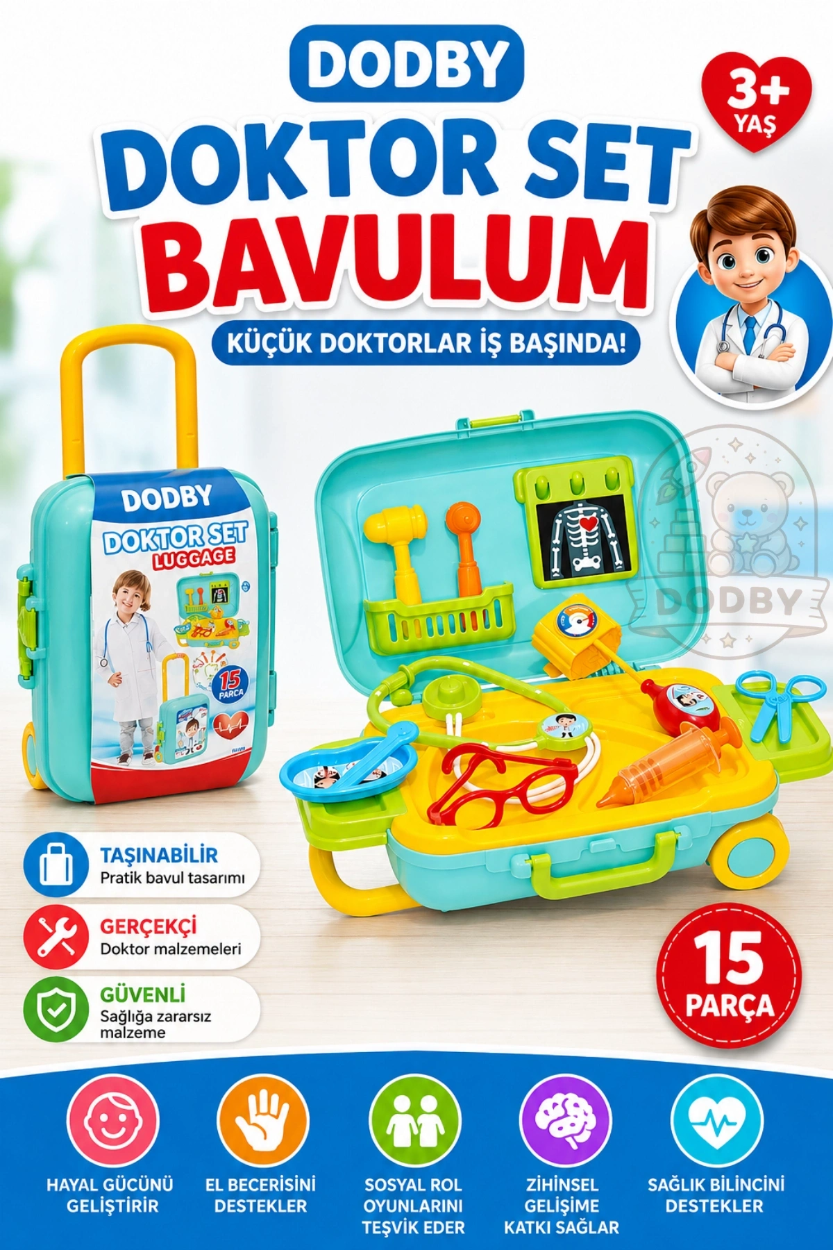Candy & Ken Doktor Set Bavulum - Doktor Setleri - Doktor Oyuncak Seti
