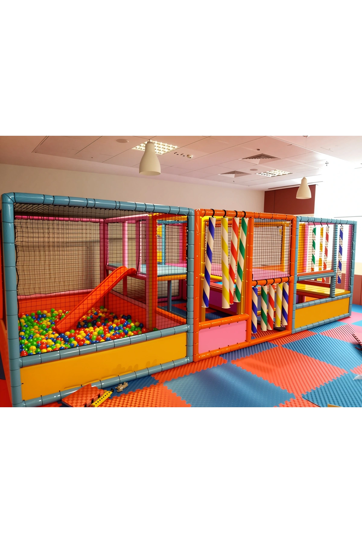 DigMag Oyun Havuzu ve Trambolin - Sünger Soft Play Top Havuzu Çocuk Oyun Alanı