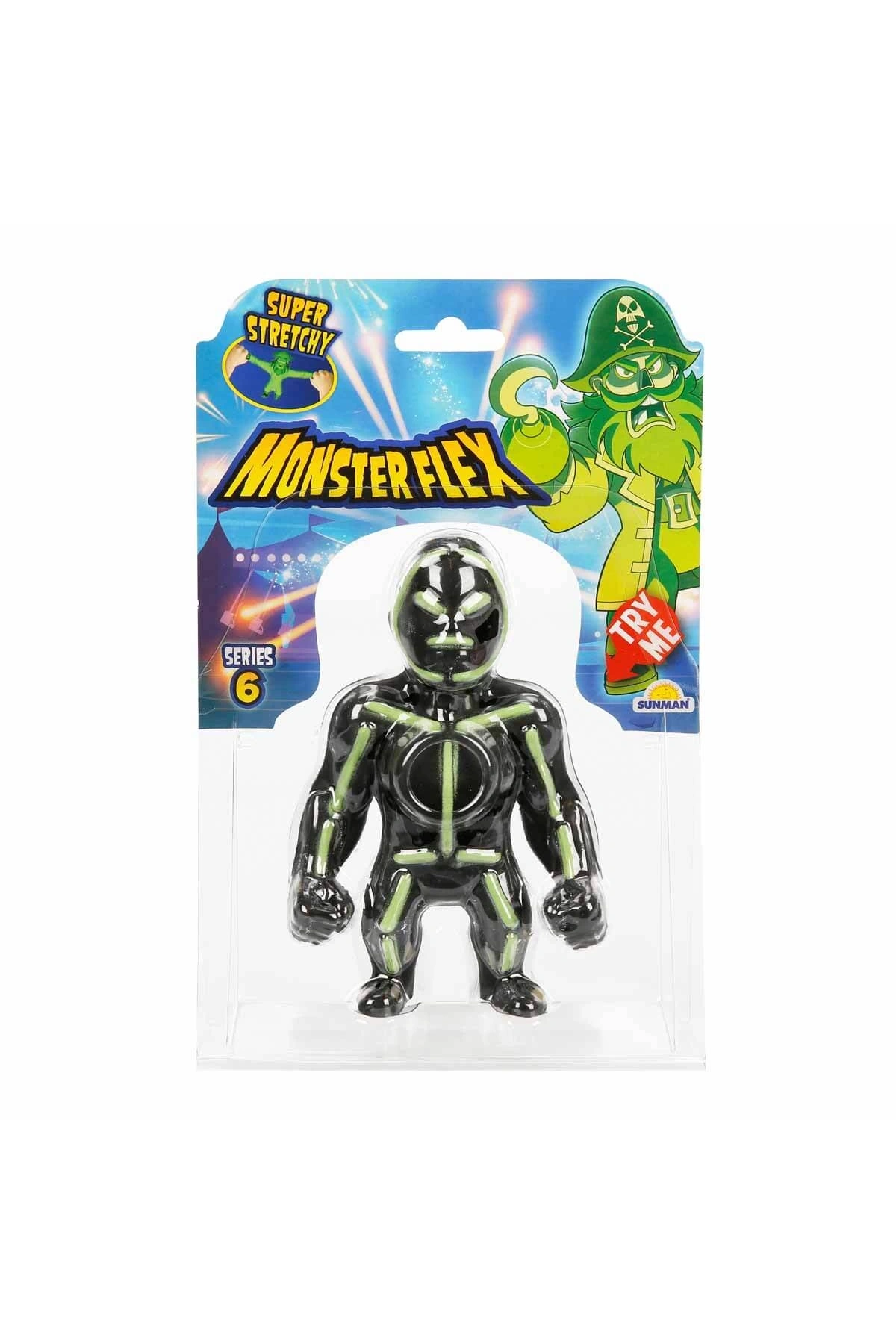 Monster Flex Stretch Neon Man Figür - Monster Stretch Figür - Esneyen Oyuncakları Esneyebilen Oyuncak