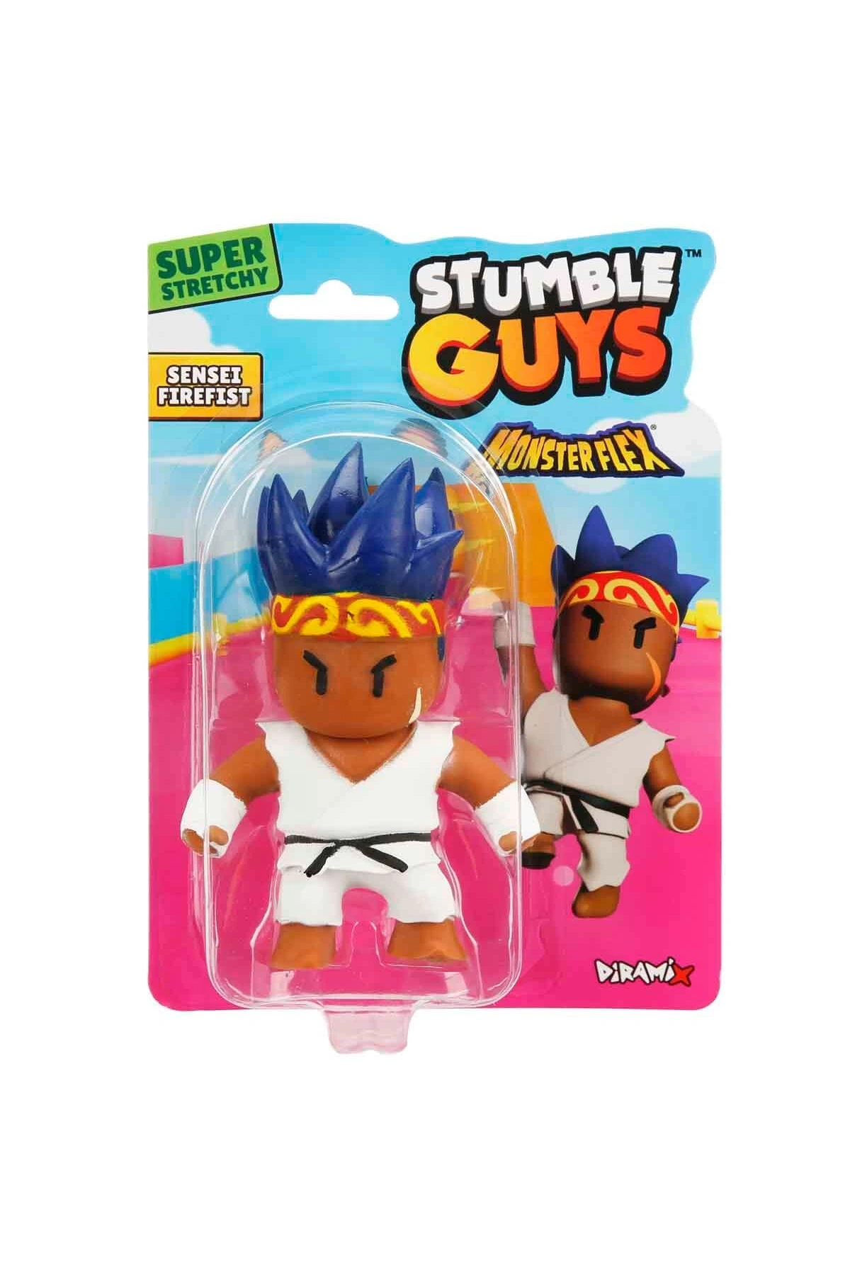 Monster Flex Stumble Guys Stretch Sensei Firefist Figür - Stumble Guys Stretch Figür - Stumble Guys Oyuncakları