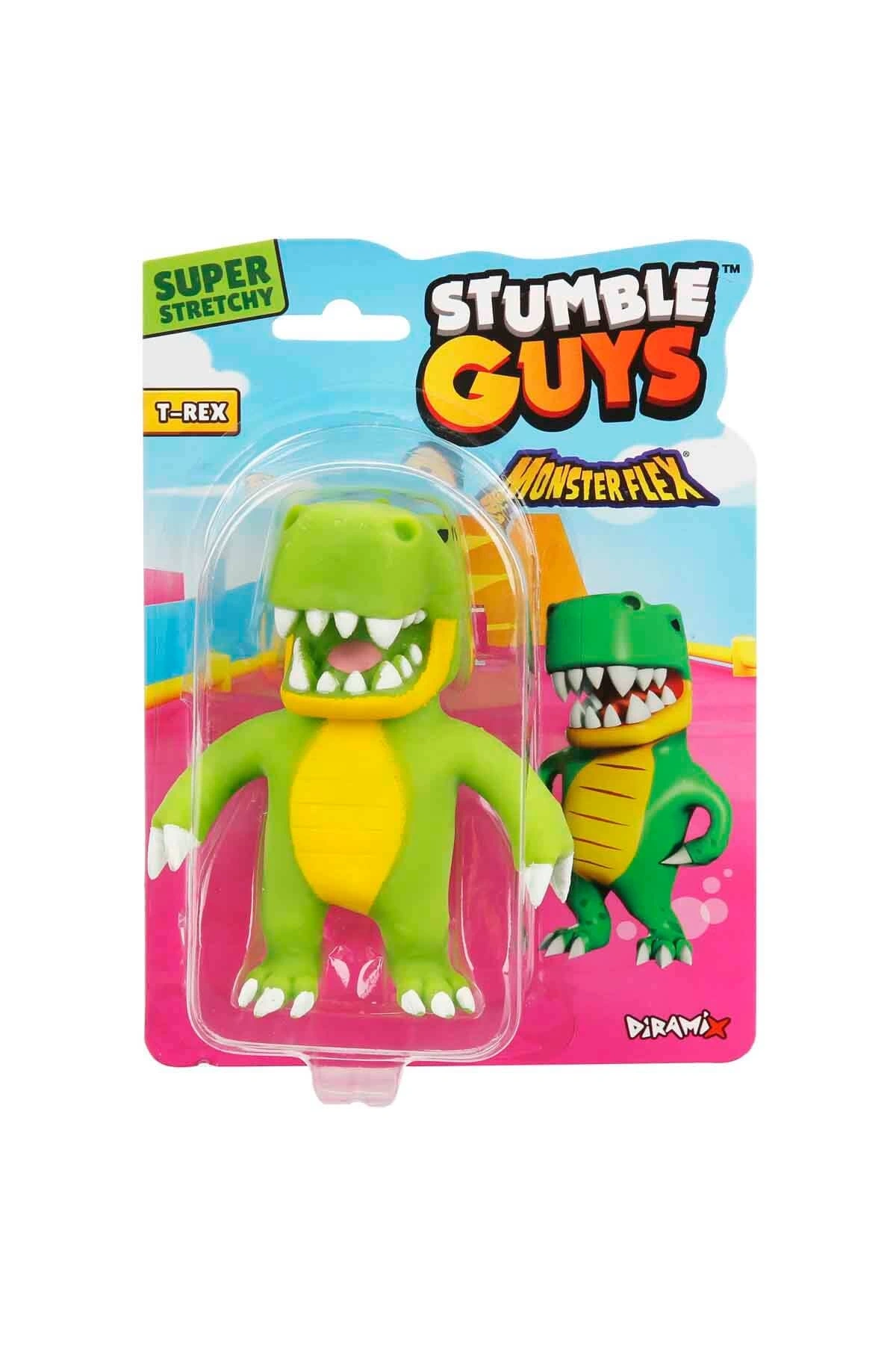 Monster Flex Stumble Guys Stretch T-Rex Figür - Stumble Guys Stretch Figür - Stumble Guys Oyuncakları