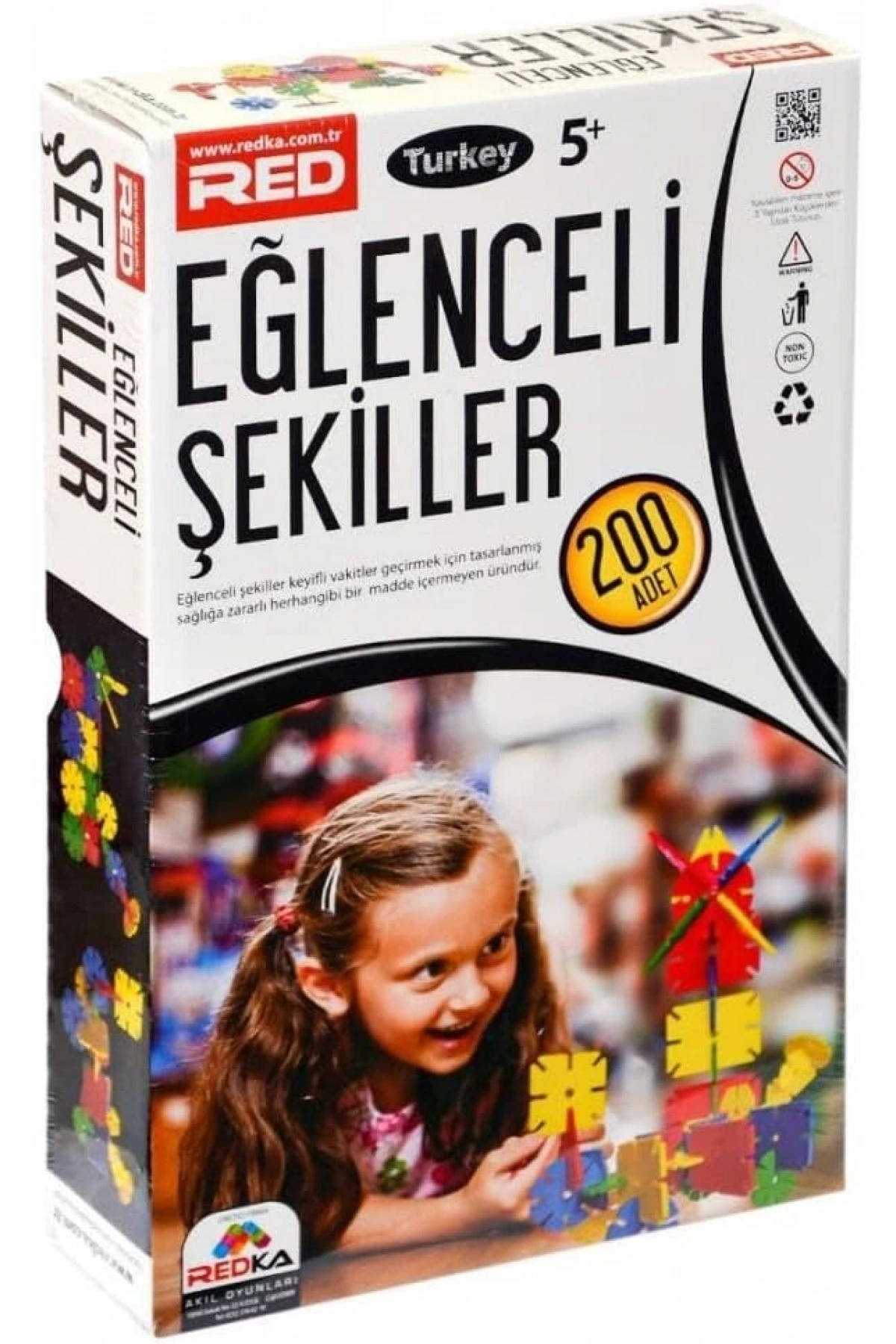 Redka Eğlenceli Şekiller Lego Seti - Magic Puzzle - Eğitici Lego Setleri Çocuk Legoları