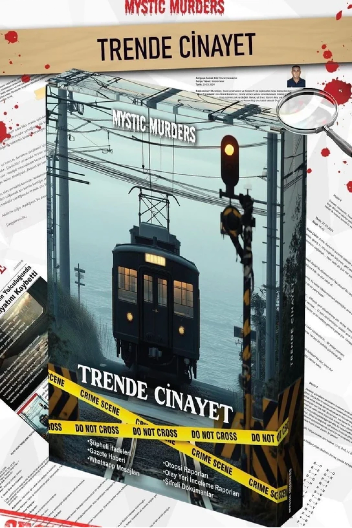 Trende Cinayet Dedektif Oyunu - Dava Çözme Oyunu - Suç Çözme Oyunu - Cinayet Oyunu Cinayet Çözme
