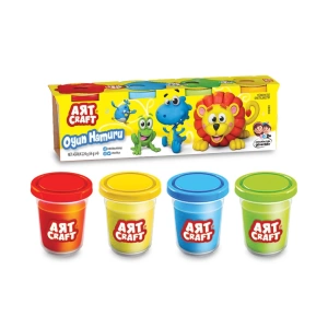 4lü Oyun Hamur Seti 224 Gr. - Oyun Hamuru Seti - Hamur Setleri - Hamur Kalıpları