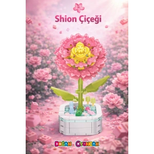 Mikro Blok Shion Çiçeği Çiçek Lego - Lego Setleri Mini Lego - Çiçek Lego - Blossom Çiçek Lego