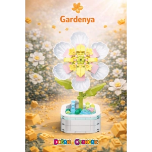 Mikro Blok Gardenya Çiçek Lego - Lego Setleri Mini Lego - Çiçek Lego - Blossom Çiçek Lego