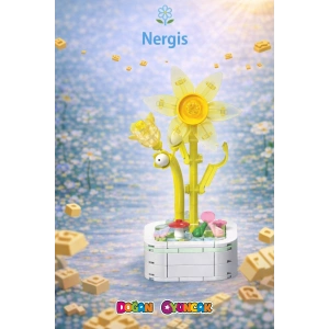Mikro Blok Kristal Nergis Çiçek Lego - Lego Setleri Mini Lego - Çiçek Lego - Blossom Çiçek Lego