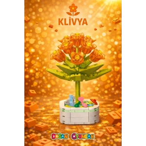 Mikro Blok Kristal Klivya Çiçek Lego - Lego Setleri Mini Lego - Çiçek Lego - Blossom Çiçek Lego