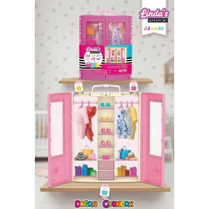Lindanın Gardırobu - Barbie Dolap - Barbie Giysi Dolabı - Barbie Gardırop - Barbienin Kıyafet Dolap - Gardrop - Lindanın Gardrobu