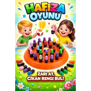 Memory Chess Hafıza Satrancı - Hafıza Oyunu Akıl ve Zeka Oyunu Rengi Bul Oyunu
