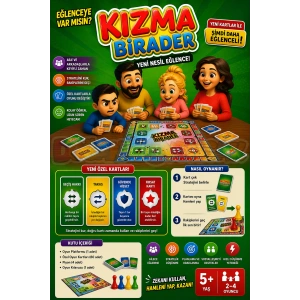 Kartlı Kızma Birader Oyunu - Akıl ve Zeka Oyunu - Kızma Birader Oyunu Aile Oyunu