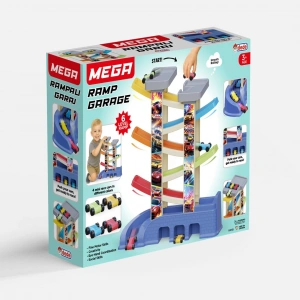Mega Rampalı Garaj (6 Katlı) - Oyuncak Araba Seti Yarış Seti Kaydıraklı Otopark Garaj Seti