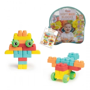 Yumuşak Soft Maxi Bloklar Çantalı (32 Parça) - Soft Yumuşak Bloklar - Büyük Soft Lego Oyuncakları - Yumuşak Lego - Soft Lego
