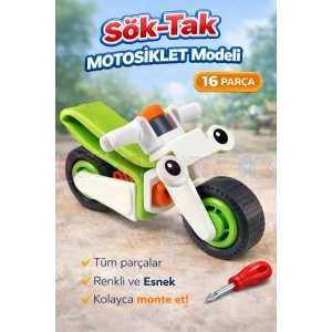 Hanye Sök-Tak Motosiklet Modeli - Oyuncak Söktak Motorsiklet Modeli - Lego Setleri