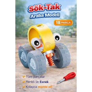 Hanye Sök-Tak Araba Modeli - Oyuncak Söktak Araba Modeli - Lego Setleri