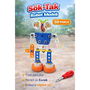 Hanye Sök-Tak Robot Modeli - Oyuncak Söktak Robot Modeli - Lego Setleri