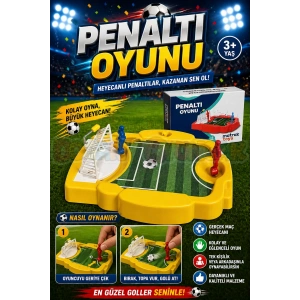 Penaltı Oyunu - Futbol Maçı Oyuncak - Futbol Oyuncakları - Top Oyuncak Langırt Setleri - Langırt Oyuncakları - Masa Oyunu