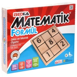 Ahşap Matematik Formül Oyunu - Akıl ve Zeka Oyunu - Matematik Oyunu - Redka Matematik Formül Oyunu - Strateji Oyunu