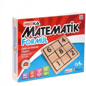 Ahşap Matematik Formül Oyunu - Akıl ve Zeka Oyunu - Matematik Oyunu - Redka Matematik Formül Oyunu - Strateji Oyunu