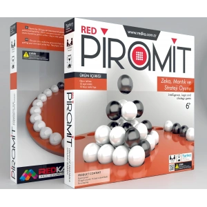 Ahşap Piramit Oyunu - Akıl ve Zeka Oyunu - Piramit Oyunu - Redka Piramit Oyunu - Strateji Oyunu