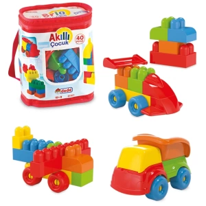 Akıllı Çocuk (40 Parça) - Büyük Parça Lego - Lego Setleri - Bloklar - Bebek Lego