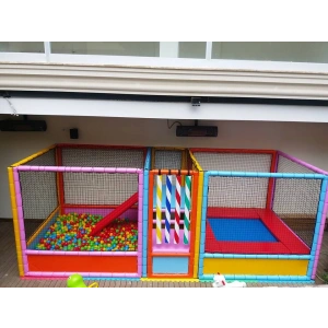 Akrobatik Oyun Havuzu ve Trambolin - Soft Play Top Havuzu Çocuk Oyun Alanı - Sünger Oyun Alanı