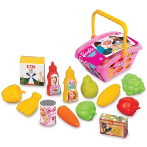 Barbie Küçük Market Sepeti - Mutfak Setleri - Meyve Seti - Sebze Seti