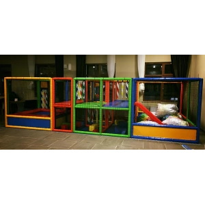 Bigom Akrobatik Oyun Havuzu ve Trambolin - Sünger Soft Play Top Havuzu Çocuk Oyun Alanı