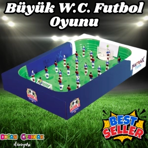 Büyük Dünya Şampiyonası Futbol Oyunu - Futbol Maçı Oyuncak - Futbol Oyuncakları - Top Oyuncak Langırt Setleri - Langırt Oyuncakları - Masa Oyunu