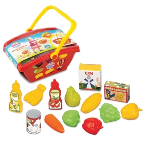 Candy & Ken Küçük Market Sepeti - Mutfak Setleri - Meyve Seti - Sebze Seti