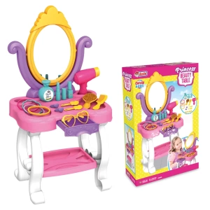Candy & Ken Prenses Güzellik Masası - Güzellik Setleri - Kuaför Oyuncak Seti - Makyaj Seti