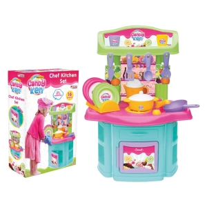 Candy & Ken Şef Mutfak Set - Mutfak Setleri - Ev Oyuncak Setleri