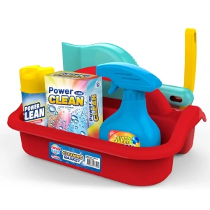 Candy & Ken Temizlik Sepeti - Ev Eşyaları Seti - Ev Oyuncakları Seti