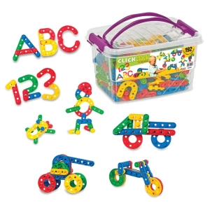 Click Clack Lego (192 Parça) - ClickClack Puzzle - Sök Tak Bloklar - Legolar Oyuncak