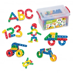 Click Clack Lego (96 Parça) - ClickClack Puzzle - Sök Tak Bloklar - Legolar Oyuncak