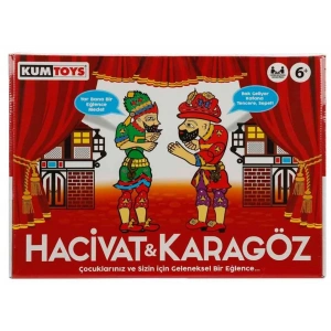 Hacivat ve Karagöz Oyunu - Kumtoys Hacivat ve Karagöz Sahne Seti - Sanat Oyunları