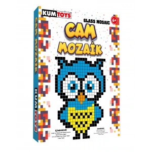 KumToys Cam Mozaik Sanatı - Sanat Seti - Taş Sanat Setleri - Maket Yapımı Mozaik Seti