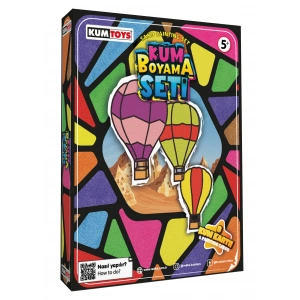 Kumtoys Kum Boyama Seti - Boyama Oyunu - Resim Yapma - Kum Boyama Oyuncak