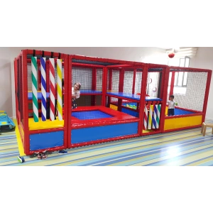 Mega Akrobatik Oyun Havuzu ve Trambolin - Sünger Soft Play Top Havuzu Çocuk Oyun Alanı