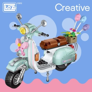 Mikro Blok Motosiklet 673 Parça - Lego Setleri - Loz Mini Lego - Motor Lego - Loz Lego - Mikro Bloklar