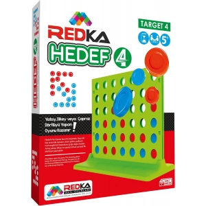 Orijinal Hedef 4 Oyunu - Akıl ve Zeka Oyunu - Hedef Dört Oyunu - Redka Hedef 4 Oyunu - Strateji Oyunu