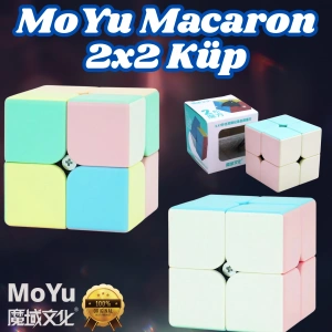 Orijinal MoYu Macarons 2x2 Küp - Moyu Speed Cube - Moyu 2x2 Zeka Küpü - Zeka Küpü - Rubik Küp