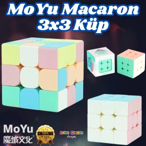 Orijinal MoYu Macarons 3x3 Küp - Moyu Speed Cube - Moyu 3x3 Zeka Küpü - Zeka Küpü - Rubik Küp