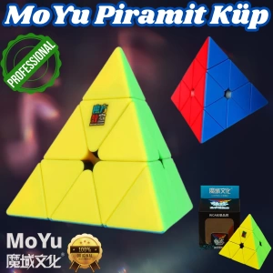 Orijinal MoYu Meilong Piramit Küp - Moyu Speed Cube - Moyu Piramit Zeka Küpü - Zeka Küpü - Rubik Küp