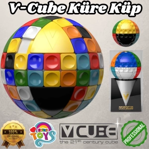 Orijinal V-Cube Küre Küp - V-Cube Küp - Zeka Küpü - Sphere Cube - Akıl Küpü - Rubiks Küp -VCube