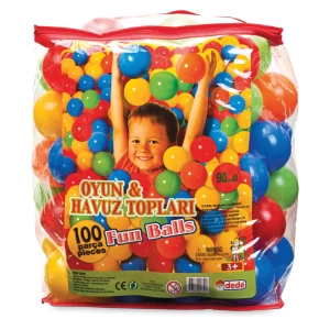 Oyun Havuz Topu 100lü PVC (9 mm.) - Oyun Topları - Havuz Topları - Renkli Toplar