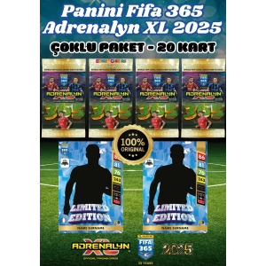 Panini FIFA 365 Adrenalyn XL 2025 Lüx Çoklu Paket - Futbolcu Kartları - Trading Oyuncu Kartı - Fifa